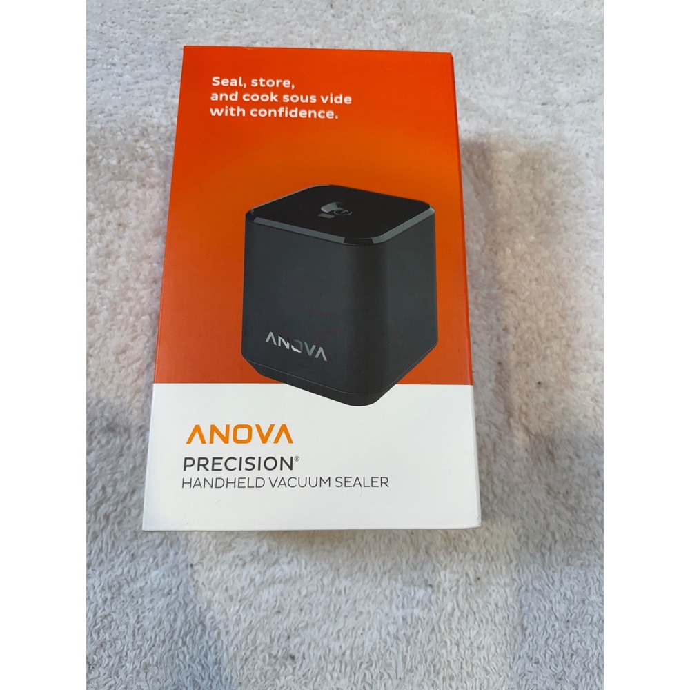 Anova Precision Handheld Vacuum Sealer ANHV01-US00 Black with 10 Reusable Bags